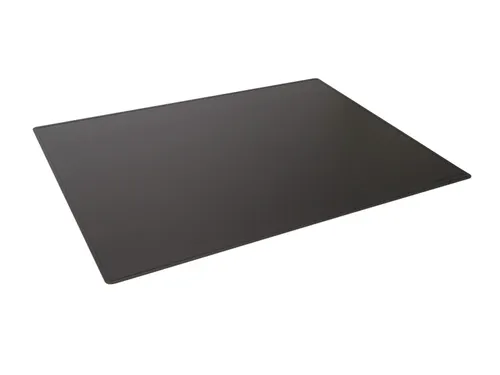 Schrijfonderlegger Zwart 650x500 mm med siergroef PP opaak