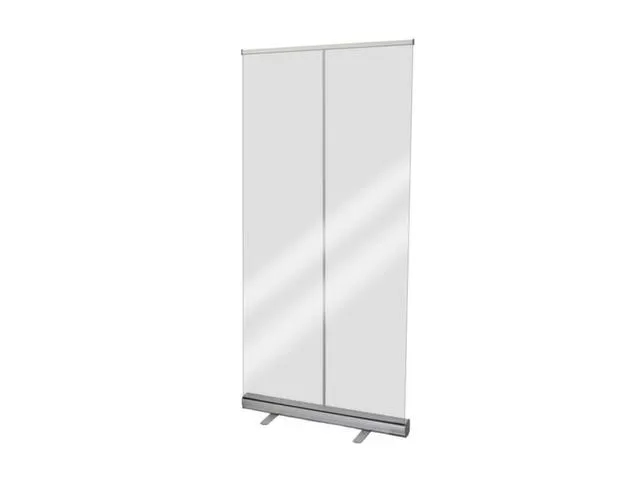 anti-speekselscherm,PET-folie,glashelder,frame aluminium