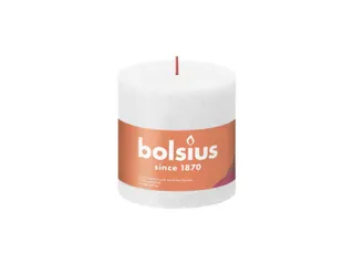 Bolsius rustiek stompkaars Ø10 x 10cm Cloudy White 3 Stuks - 1
