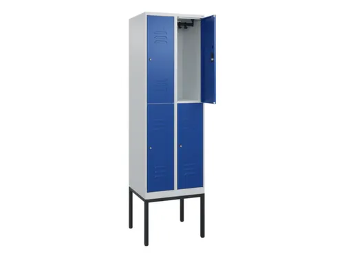 dubbeldekse locker,HxBxD 2120x600x500mm,2x2vak.,vak B 300mm