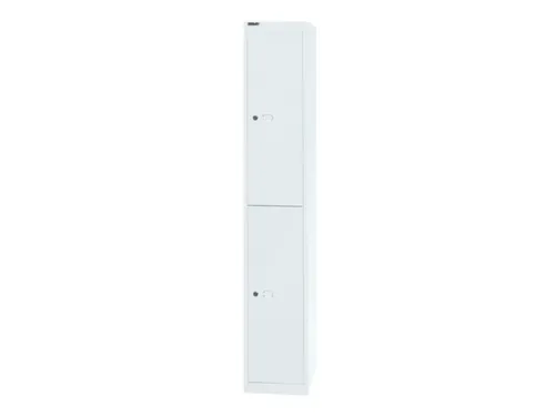 Dubbeldekse garderobekast,HxBxD 1802x305x457mm,1x2vak.,cil.-slot