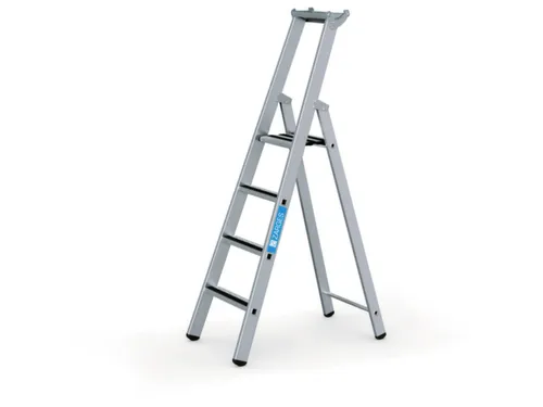 veiligheidsladder,eenzijdig,4treden m. R13-laag,stand H 1,06m