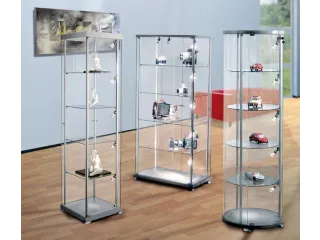 Vitrine Design 1800x545mm 4 Glazen Legborden Deksel/Sokkel Mdf - 3
