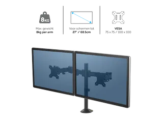 Monitorarm Fellowes Reflex Series dual arm - 3