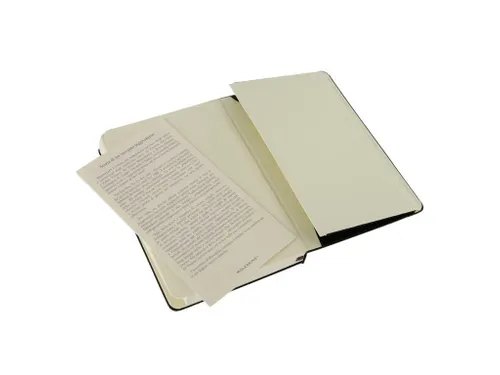Adresboek Moleskine Large 130x210mm hard cover lijn zwart