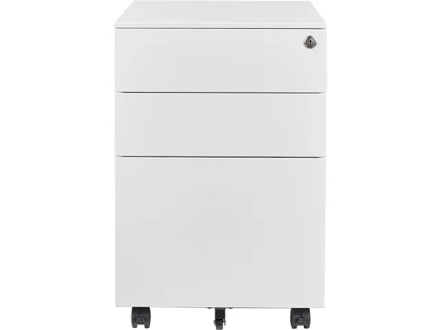 Ladeblok Verrijdbaar Wit