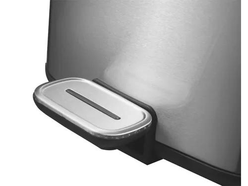 Vierkante Pedaalemmer Regent Step Bin 6 Liter Mat Rvs