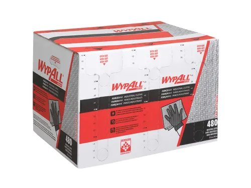 WypAll 7569 doek Forcemax 1-laags grijs ¼-vouw