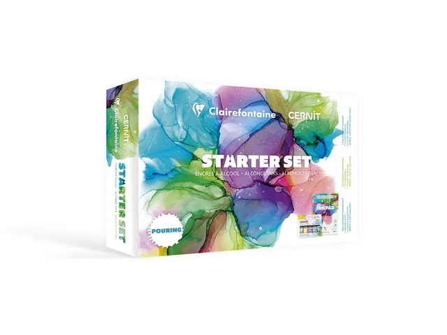 Encre à alcool Clairefontaine & Cenit set srater 8 pièces