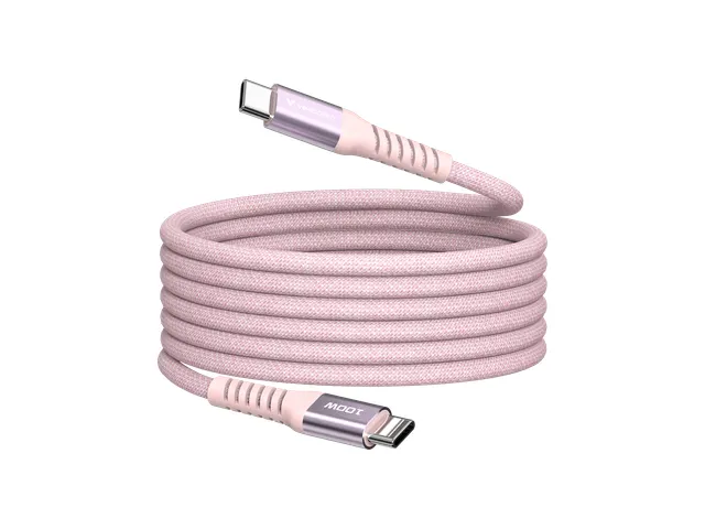 S+C Magnetische Usb-C Kabel roze 100W 31857 480Mbps 1.20m