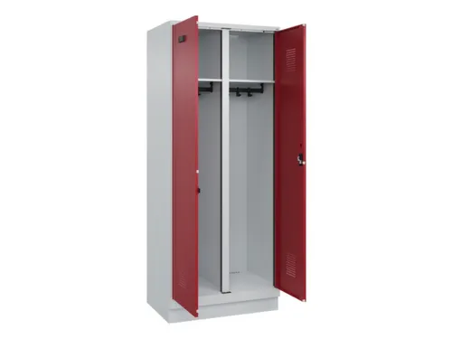 locker voor scheiding van kleding,HxBxD 1950x800x500mm,2vak
