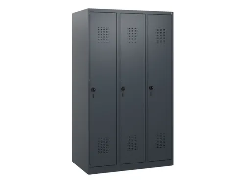 schoollocker,HxBxD 1530x900x500mm,3vak,vak B 300mm,draaigrendel