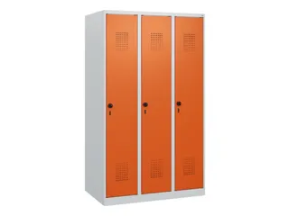 schoollocker,HxBxD 1530x900x500mm,3vak,vak B 300mm,draaigrendel - 2