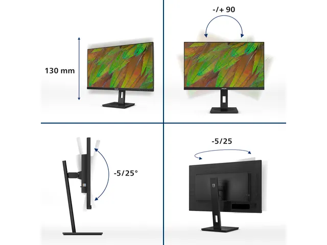 Ecran PC 27 inch Philips Business 27B1N3800 4k UHD