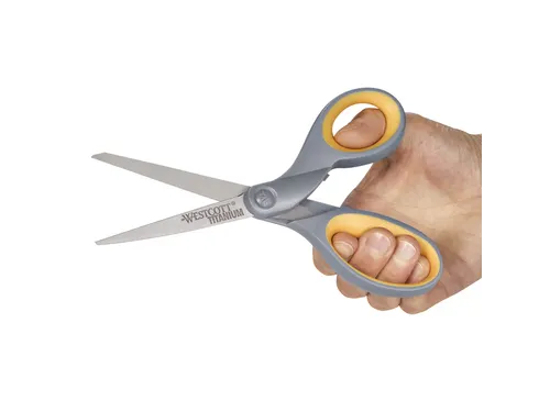 Kantoorschaar Westcott 210mm met softgrip titanium