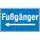 aanwijzingsbord,Voetgangers (met richtingspijl naar links),pijl links