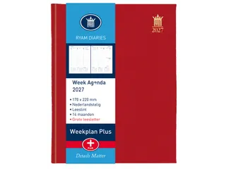 Agenda 2027 Ryam Weekplan Plus Mundior groot letter 7dagen/2pagina's a - 3