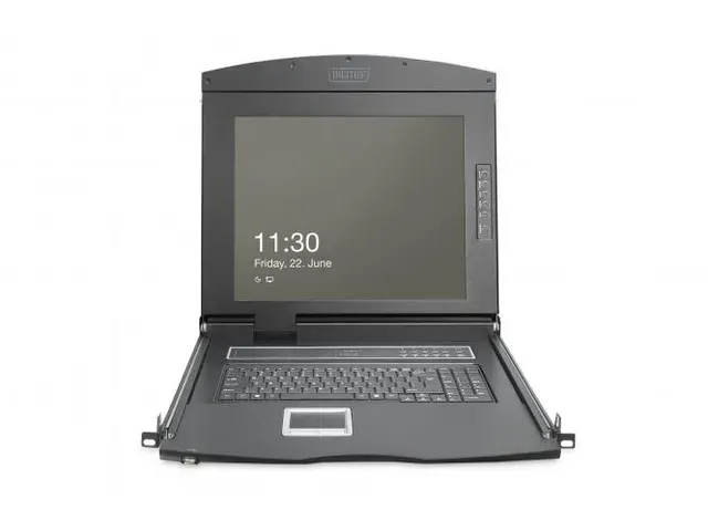 19 inch TFT-console 8-poorts HDMI KVM Touch HD Spaans toetsenbord