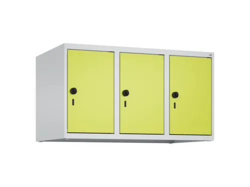 opzetkast,v. locker,3vak.,vak B 300mm,HxBxD 500x900x500mm,vleugeldeur