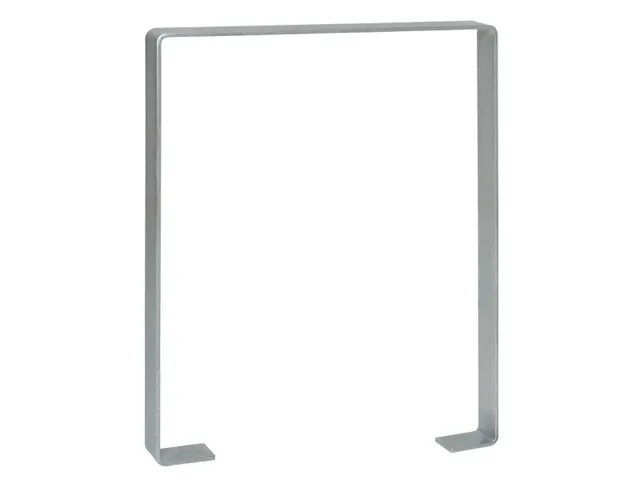 fietsbeugel,L 800mm,staal vuurverzinkt,plat staal,v. inbetonneren