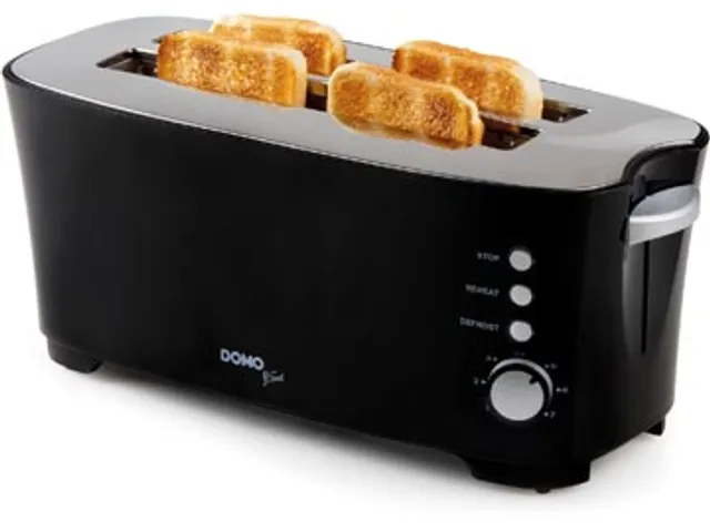 Broodrooster B-Smart voor 4 Sneden Brood Zwart