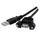 60cm lange op paneel gemonteerde USB kabel A naar A F/M