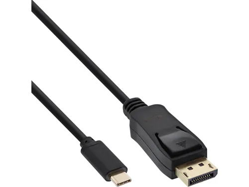 Kabel inLine USB-C Displayport 3.1 4K M/M 2 meter zwart