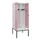 locker met bank,voor scheiding van kleding,HxBxD 2120x800x815mm,2vak