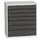 ladekast HxBxD 900x800x550mm 7laden romp RAL7035 front RAL7016