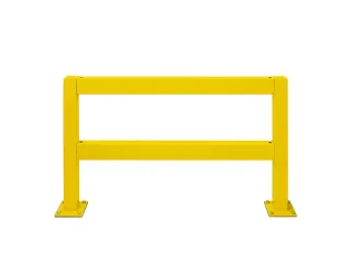 Dwarsbalk Voor Beschermheksysteem Binnenshuis 120x80mm L 1000mm Geel - 1