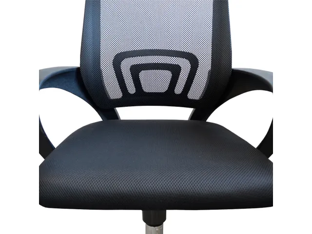 Bureaustoel Basic Net Zwart Stof