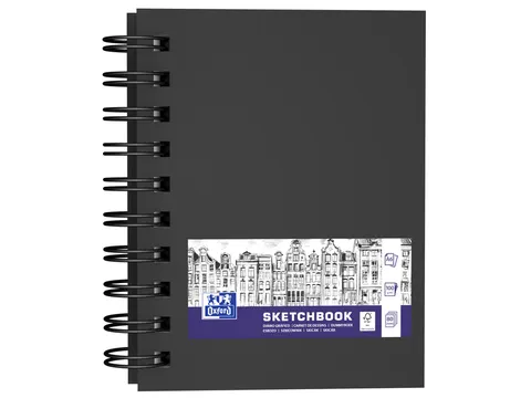 Schetsboek Oxford A6 80vel 100gr spiraal
