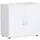 kantoorkast,HxBxD 752x800x420mm,1xhouten vloer,2ordnerhoogte,romp wit