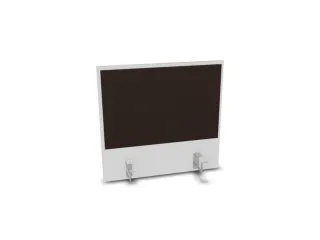opzetpaneel,v. bureau,aanbouw achter,B 600mm,Bl-wit,BN2036-bruin - 1