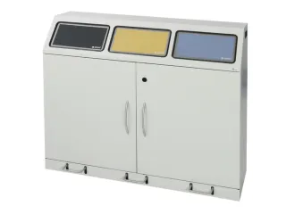 afvalverzamelstation,3x70l,HxBxD 1000x1180x380mm - 2