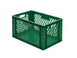 Euronorm-Stapelbak 61l H X L X B 320x600x400mm Groen
