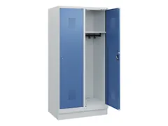 schoollocker,HxBxD 1630x800x500mm,2vak,vak B 400mm,cil.-slot,sokkel