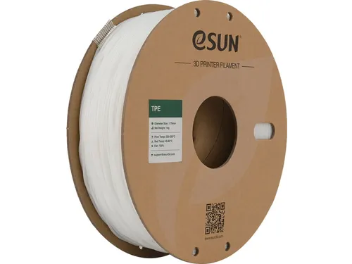 eSUN 3D printer Filament eLastic TPE-83A 1,75mm Natural 1kg