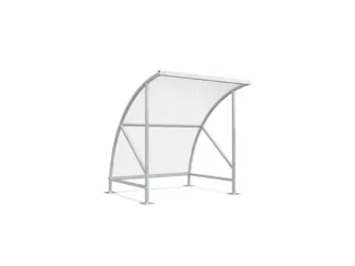 overdekte fietsenstalling,HxBxD 2290x2090x2180mm,dak polycarbonaat - 1