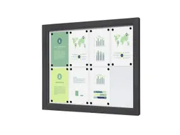 Outdoor Vergrendelbaar Notitiebord Slim 8xA4 Antraciet