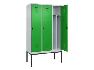locker voor scheiding van kleding,HxBxD 2120x1200x500mm,3vak - 1