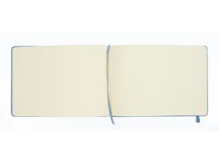 Schetsboek Kangaro A5 landscape sky blue PU HC 80 vel 140gr roomwit me - 4