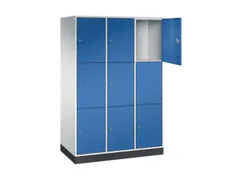 grootvolume-lockersysteem,RAL 7035/RAL 5010,HxBxD 1950x1220x600mm