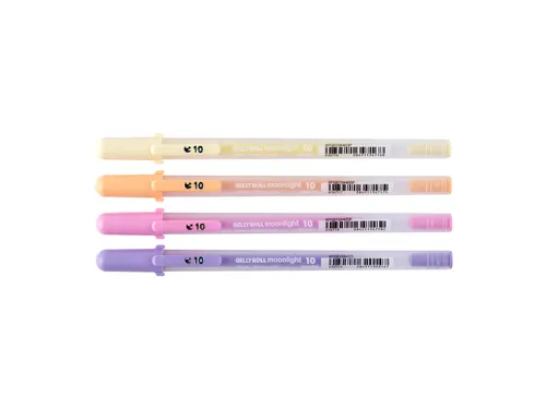 Gelschrijver Sakura Gelly Roll 1.0mm Moonlight 10 Sunrise 4 stuks