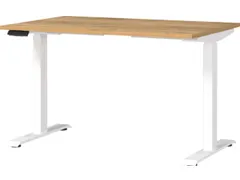 Elektrisch ihv bureau,HxBxD 720-1200x1200x800mm,blad Navarra-eiken