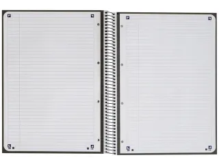 Notitieboek Oxford Classic Europeanbook A4+ lijn 80 Vel Zwart - 7