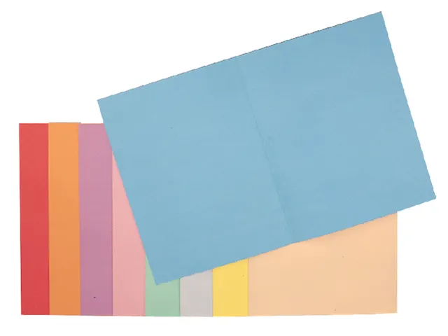 Vouwmap Esselte A4 met overslag manilla 180gr blauw