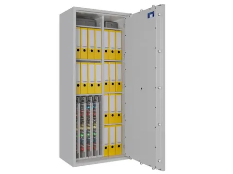 sleutelkluis,HxBxD 1550x650x420mm,448haak,legborden,romp RAL7035