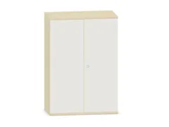 kantoorkast,HxBxD 1150x800x430mm,decor romp esdoorn,decor front wit