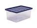 Opbergbox 38 Liter Transparant Blauw